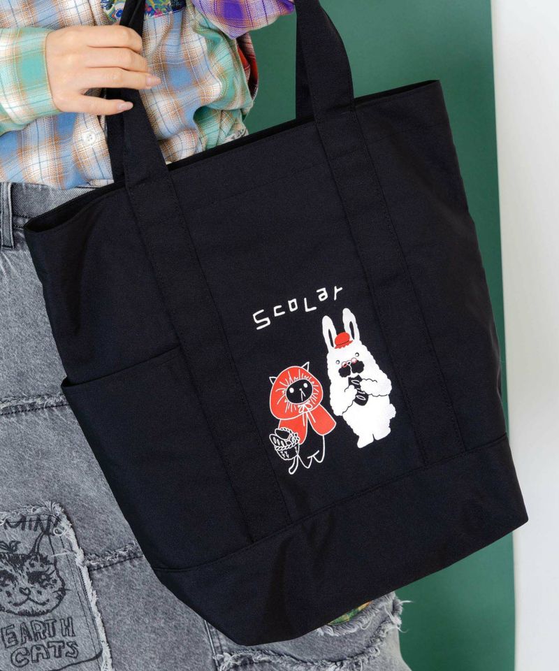 赤ずきんparityネコとラビルおばあちゃんのトート-5