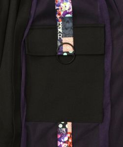 チュールとラインテープのカーゴスカート-14