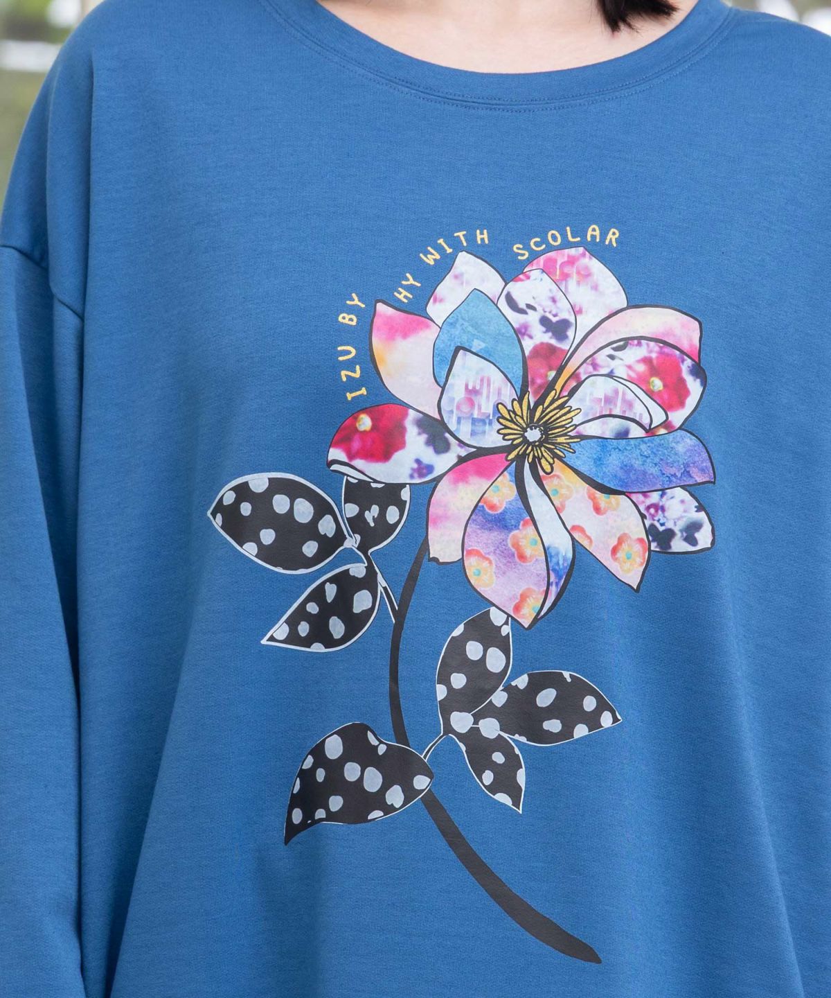 仲宗根泉(HY)コラボ アート柄花柄チュニック-12