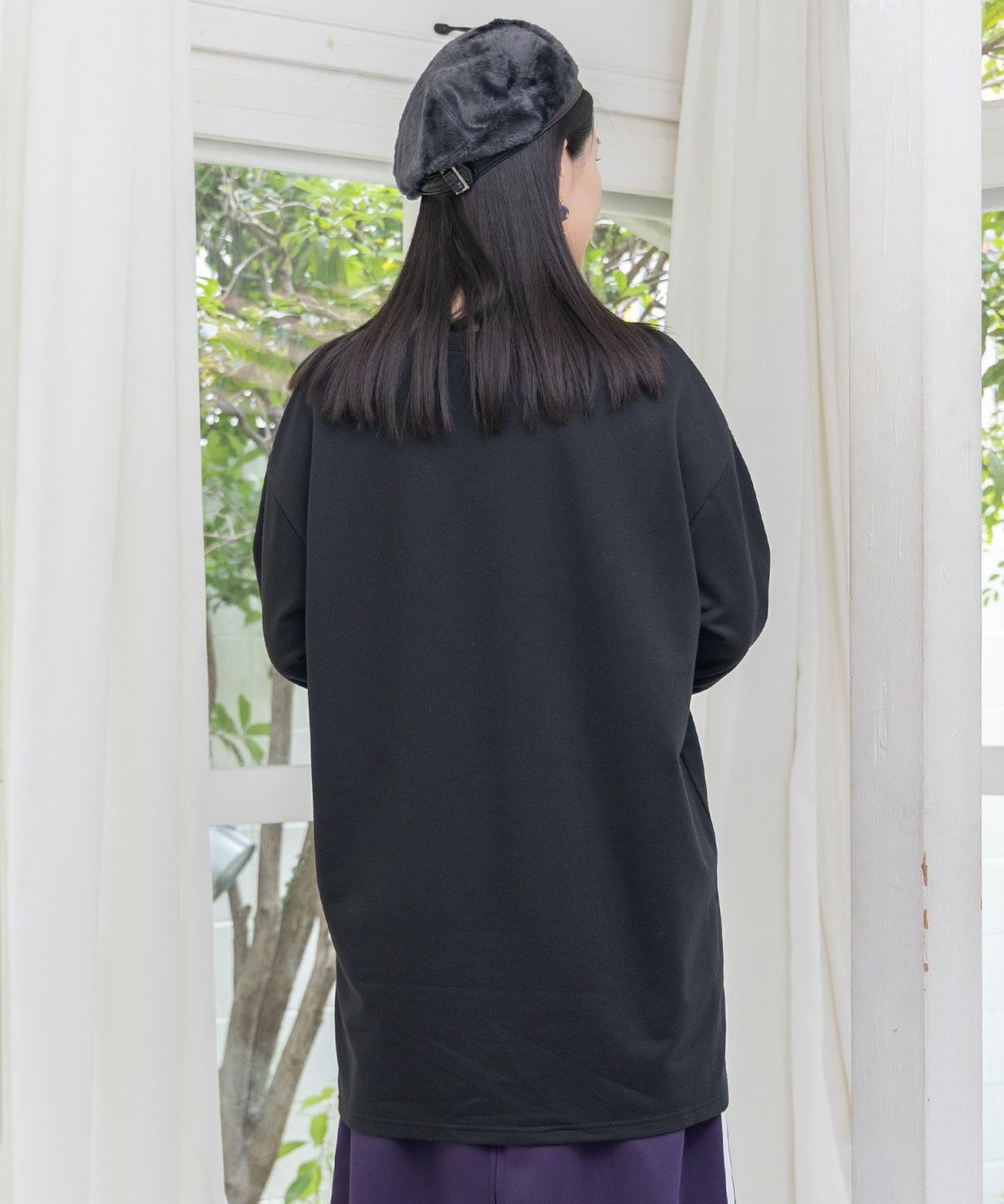 仲宗根泉(HY)コラボ アート柄花柄チュニック-18