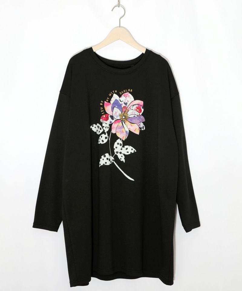 仲宗根泉(HY)コラボ アート柄花柄チュニック-20