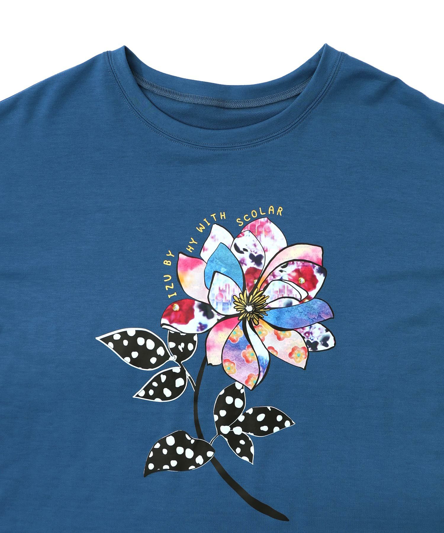 仲宗根泉(HY)コラボ アート柄花柄チュニック-24