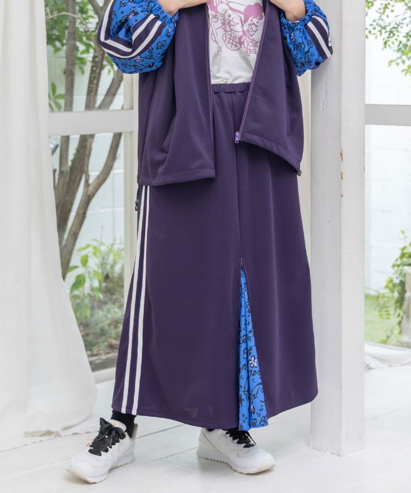 仲宗根泉(HY)コラボ 柄切替ジャージスカート-4