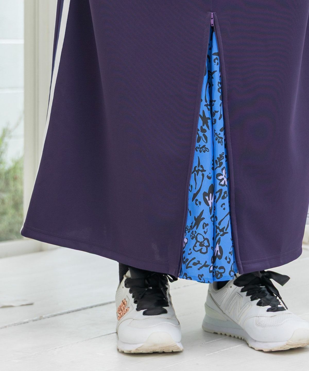 仲宗根泉(HY)コラボ 柄切替ジャージスカート-9