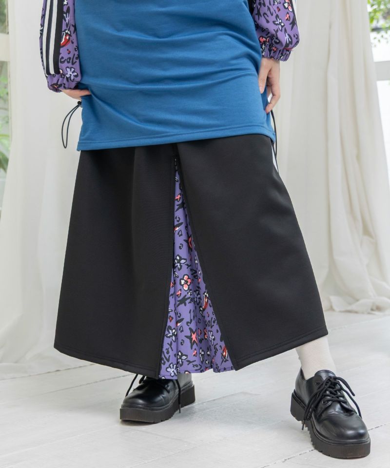 仲宗根泉(HY)コラボ 柄切替ジャージスカート-12