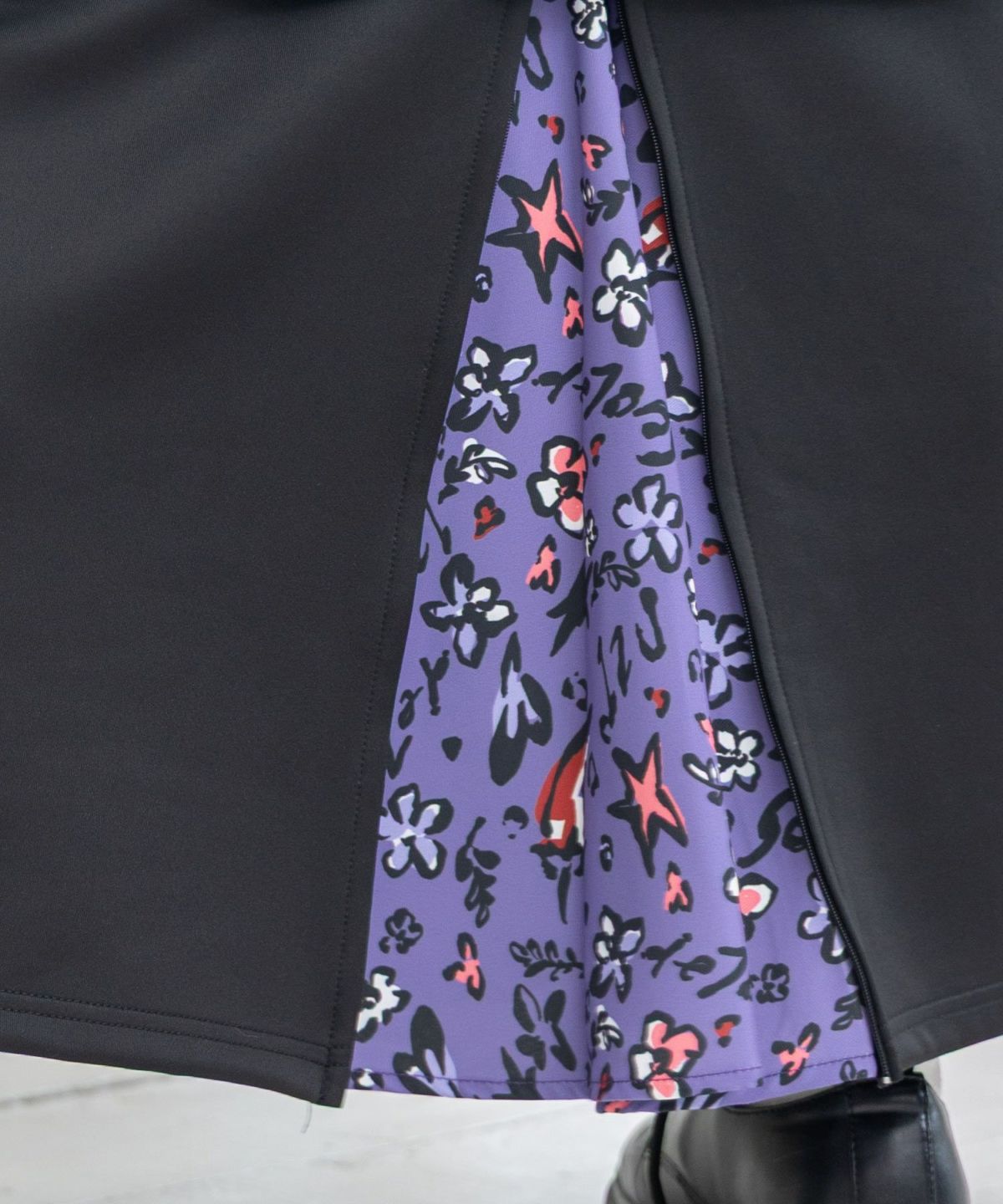 仲宗根泉(HY)コラボ 柄切替ジャージスカート-18