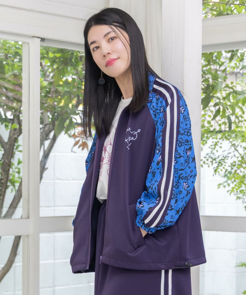 仲宗根泉(HY)コラボ 柄切替ジャージトップス-13