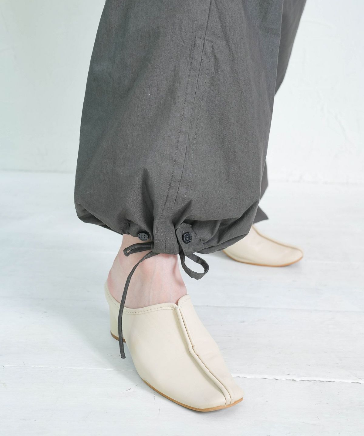 Parityキャラ宇宙刺繍 洗い加工ジャンプスーツ-10