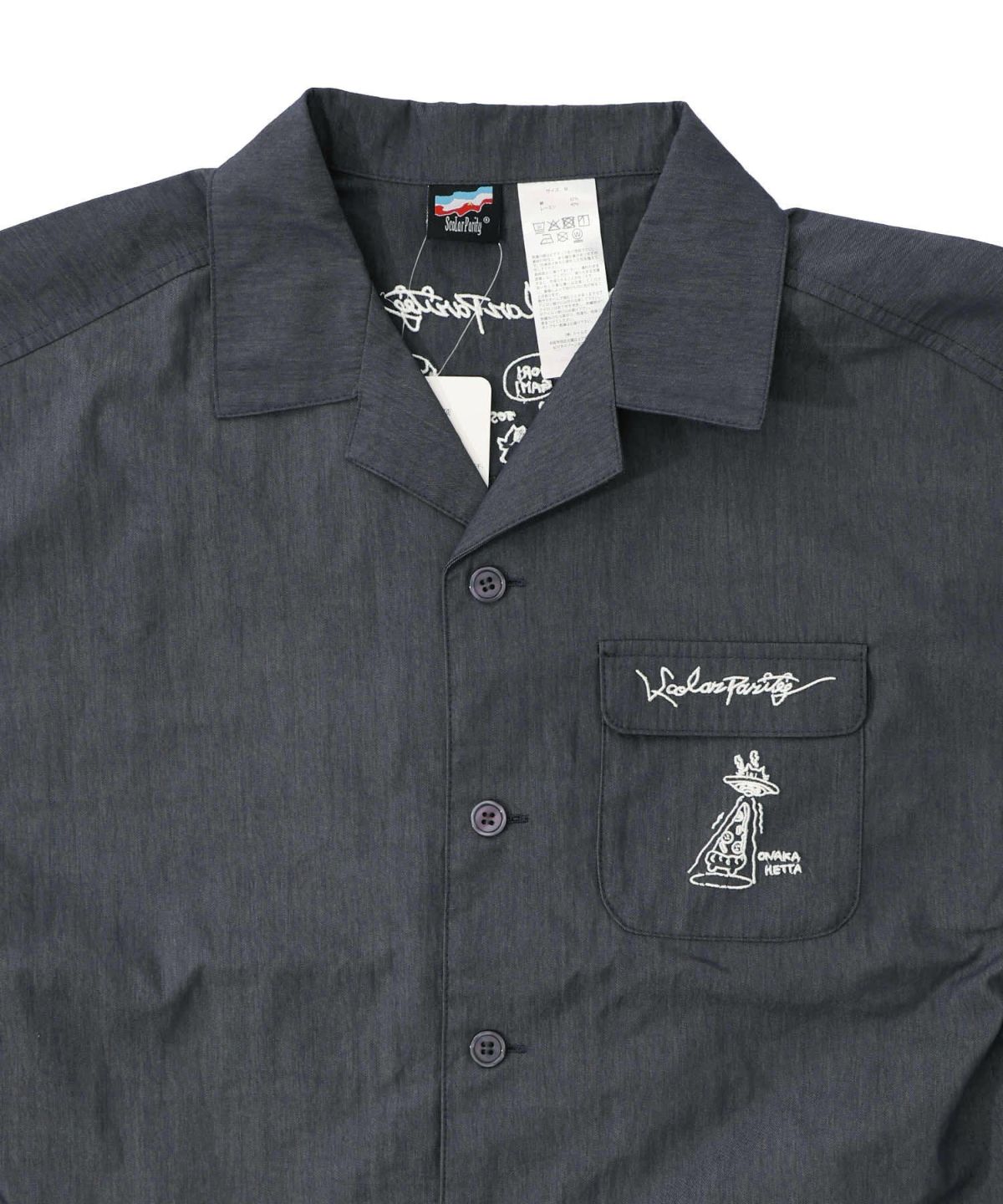 Parityキャラ宇宙刺繍 洗い加工ジャンプスーツ-33