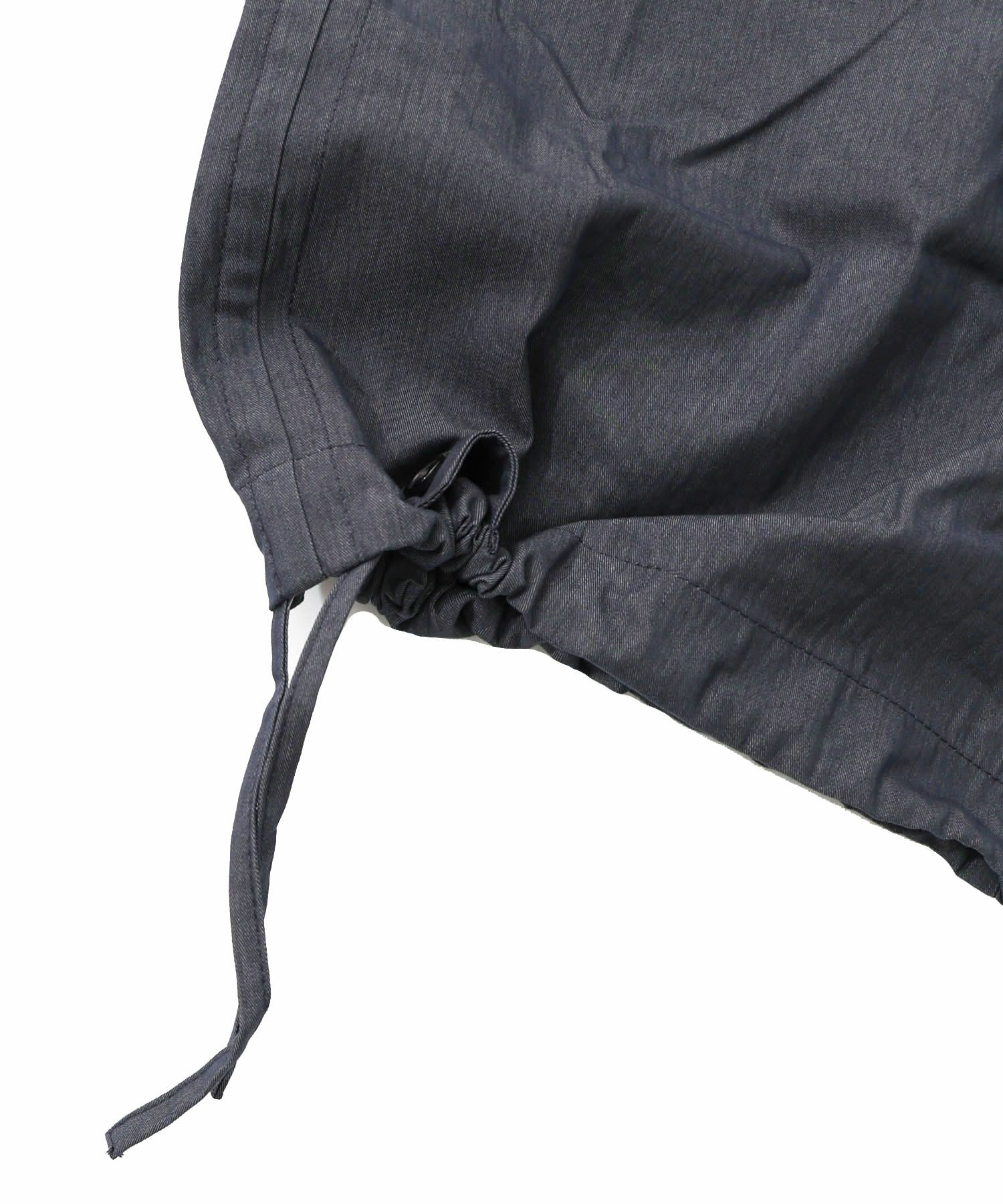 Parityキャラ宇宙刺繍 洗い加工ジャンプスーツ-38