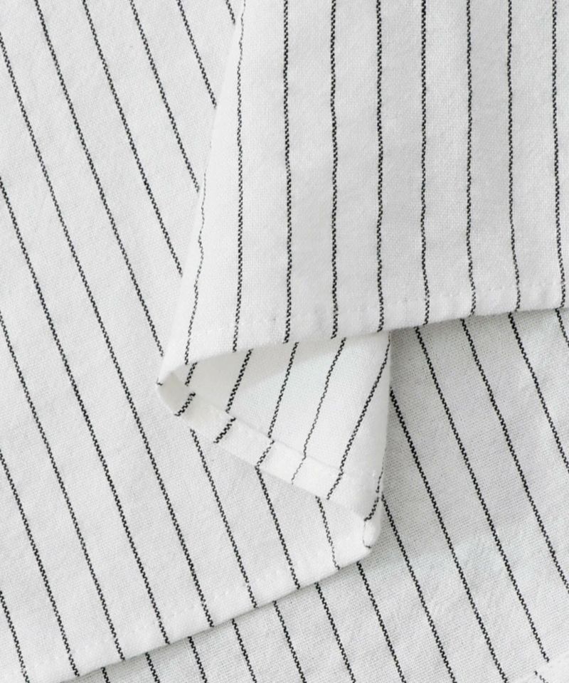 ひょっこりParity刺繍のストライプシャツ-28