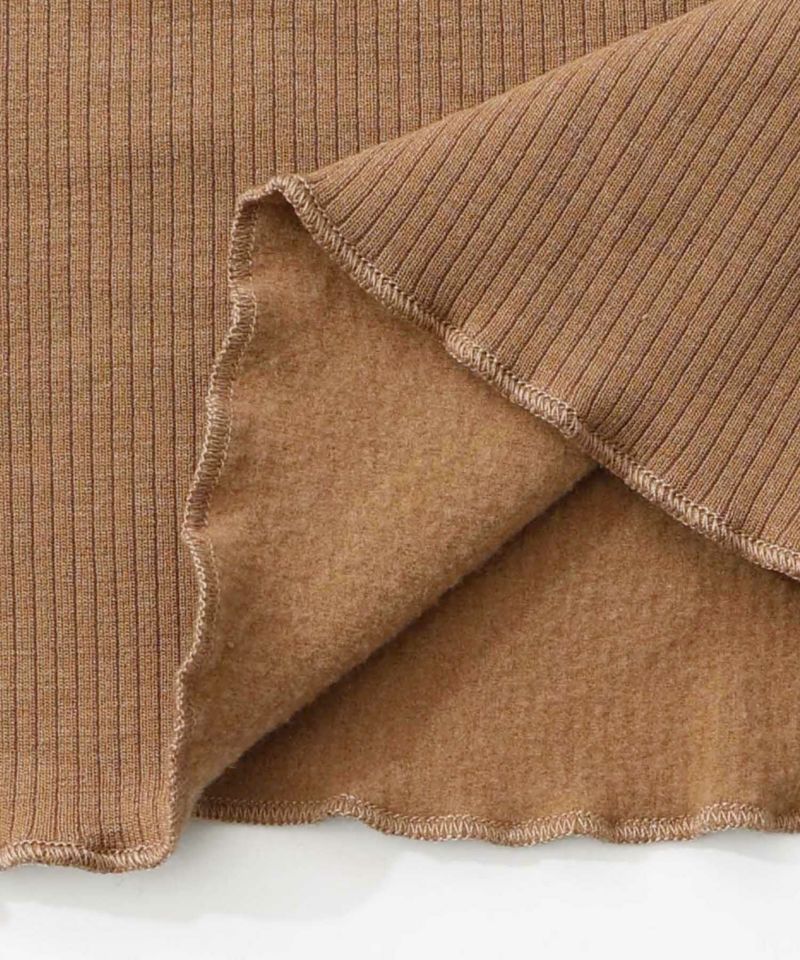 起毛テレコ×レース袖 ニットロンT-17