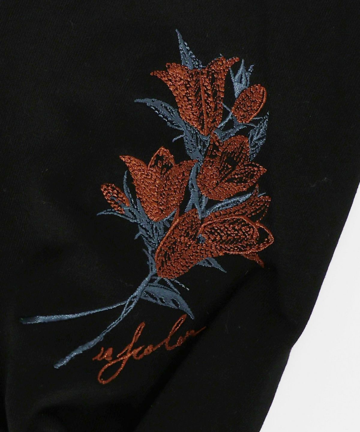 裏毛×起毛レース×チェックの異素材切替カーデ-9