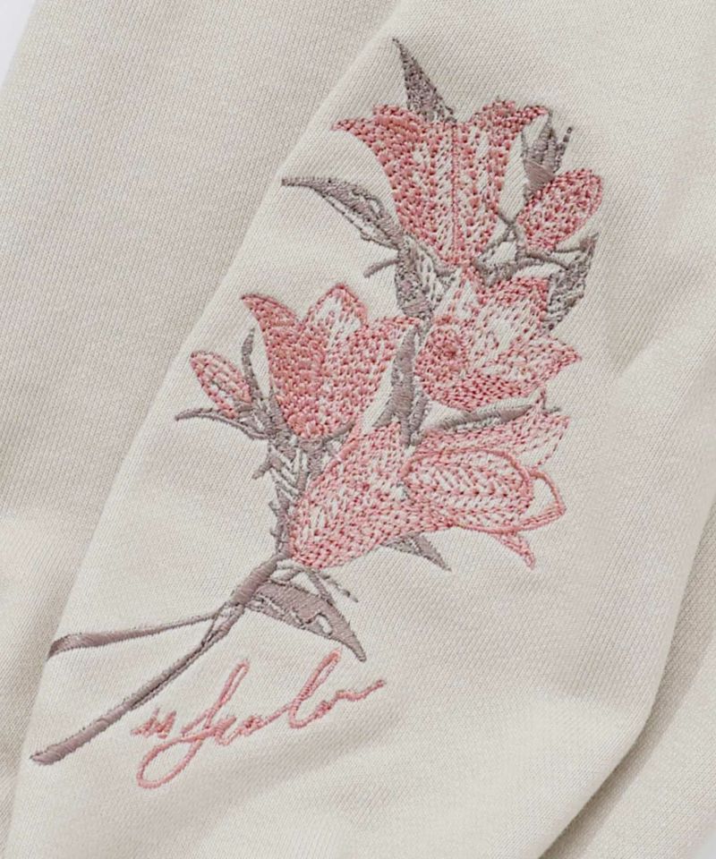 裏毛×起毛レース×チェックの異素材切替カーデ-11