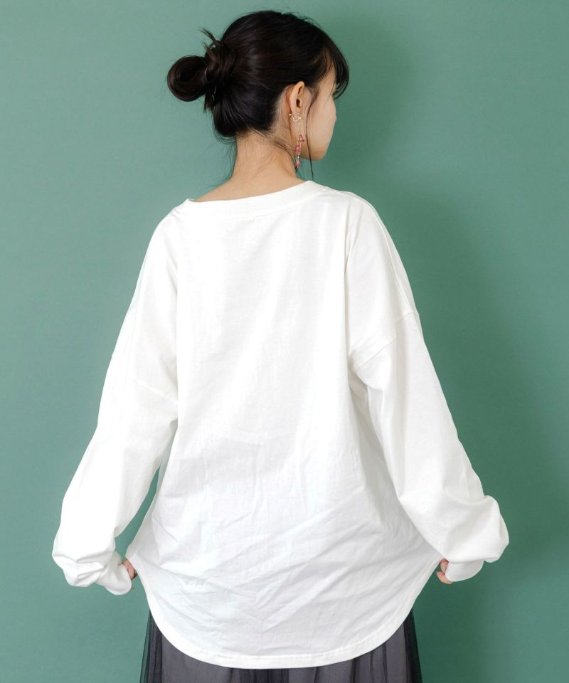 冬支度中アニマルプリントプルオーバー-5