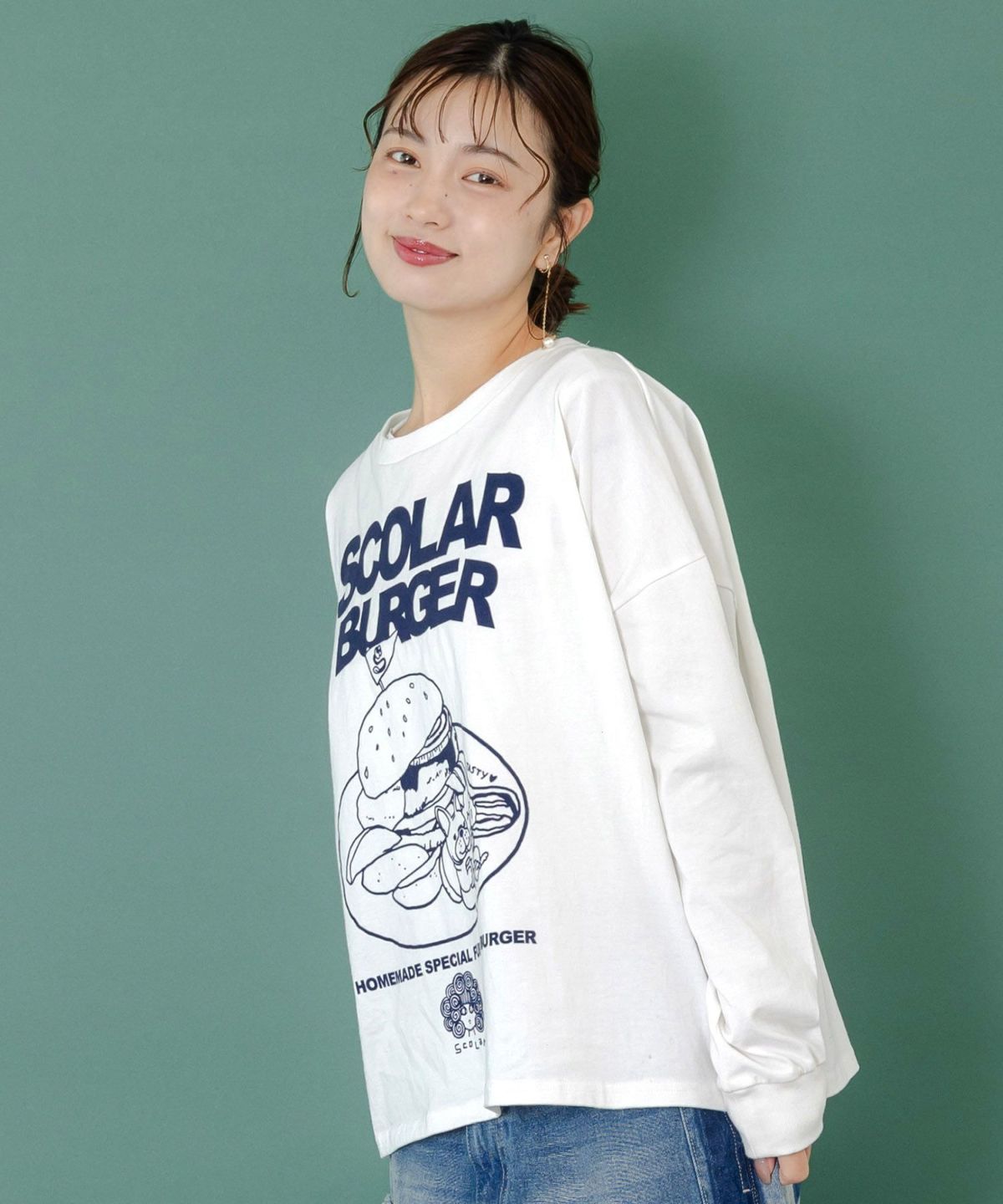 わんちゃん×スカラー特製バーガーロンT-4