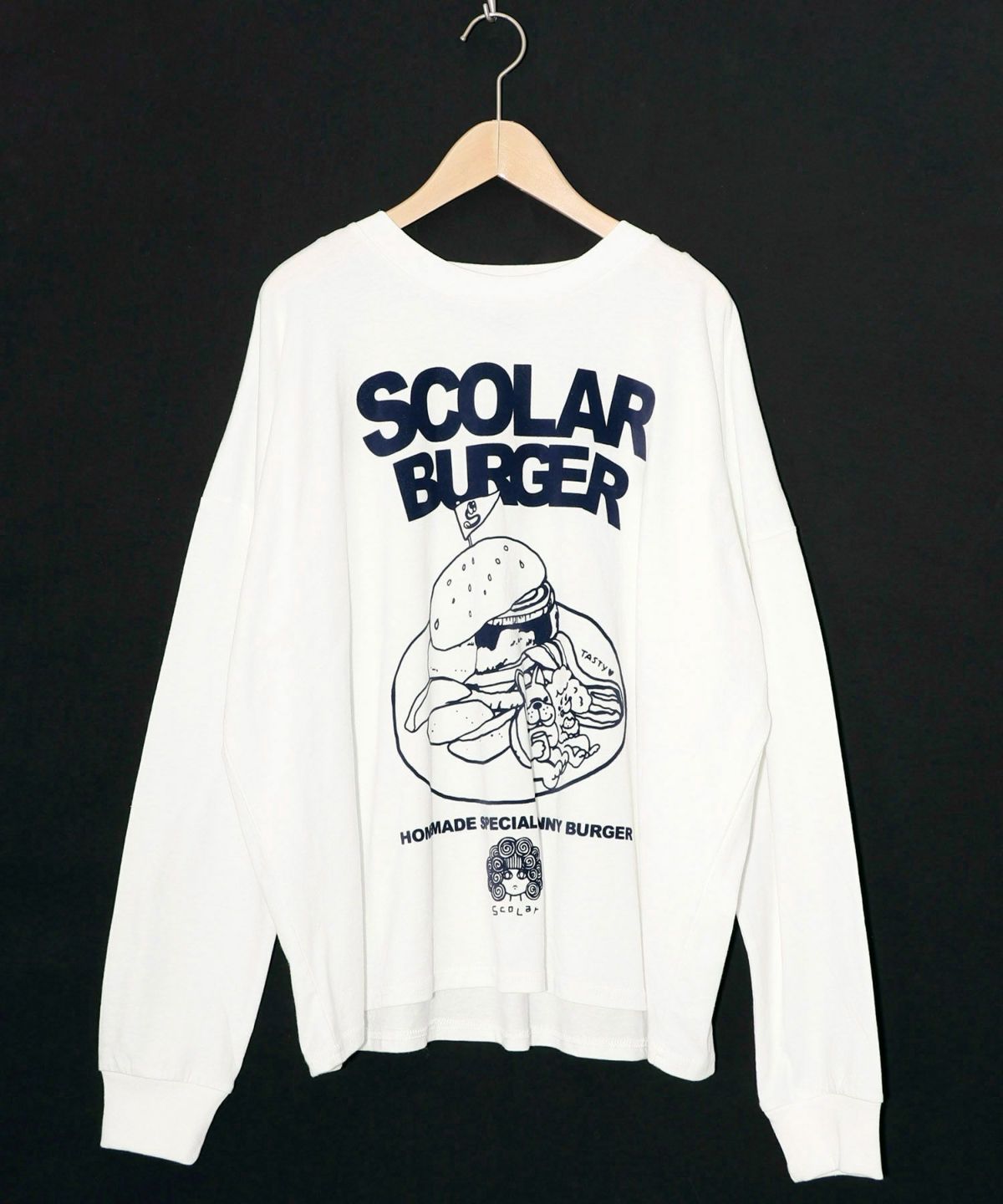 わんちゃん×スカラー特製バーガーロンT-7