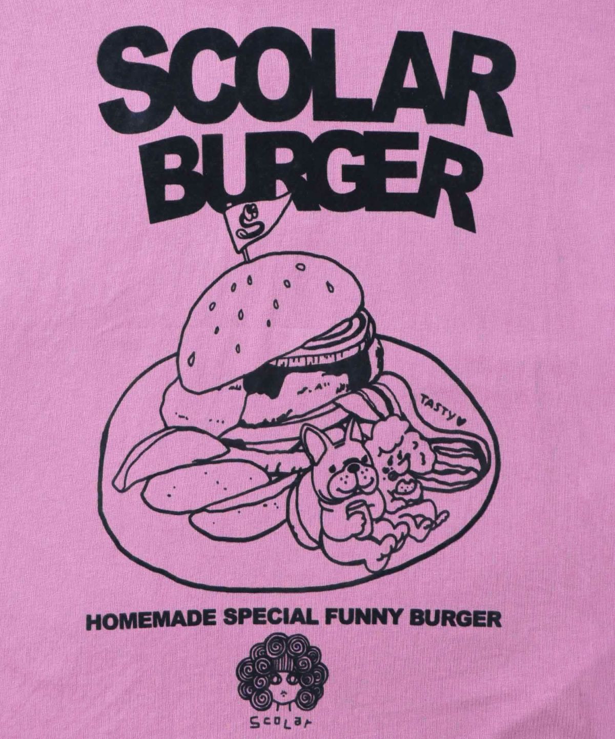 わんちゃん×スカラー特製バーガーロンT-12