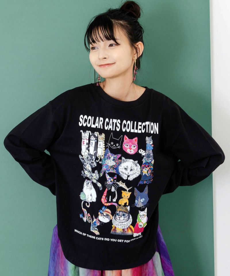 スカラーネココレクション ロンT-1