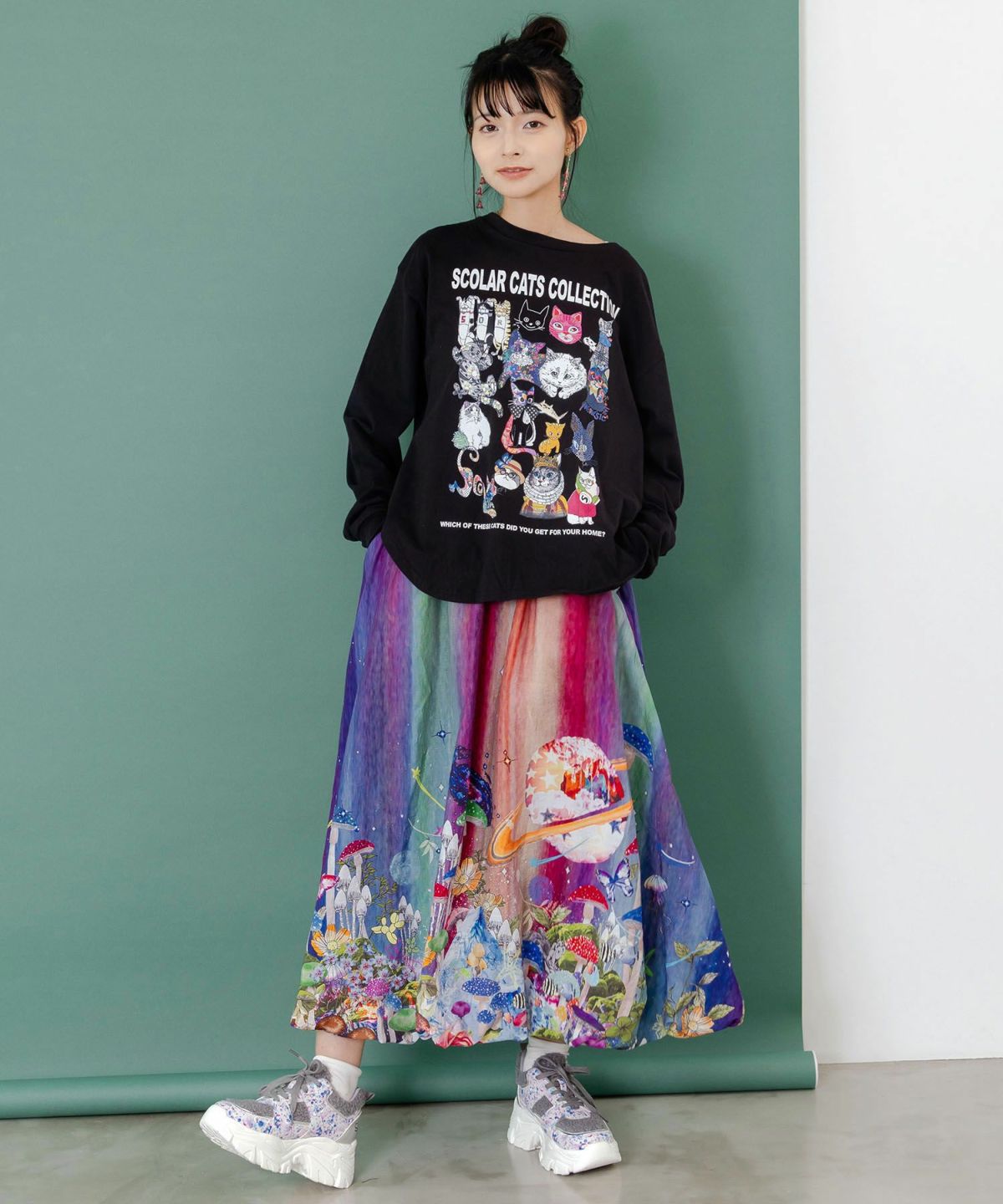 スカラーネココレクション ロンT-2