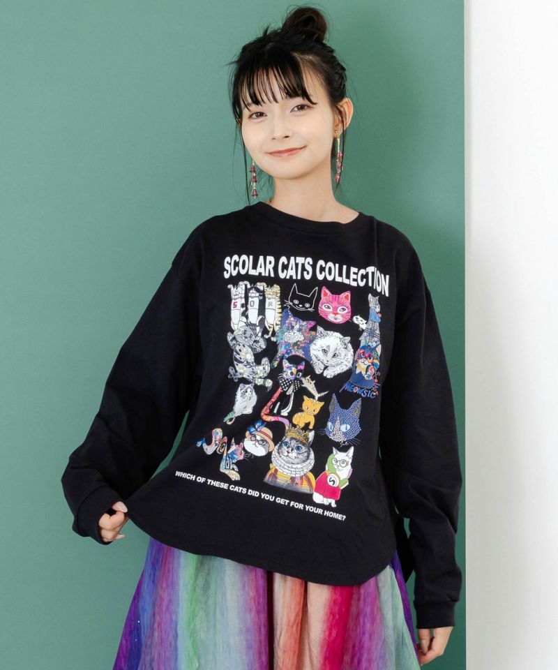 スカラーネココレクション ロンT-3