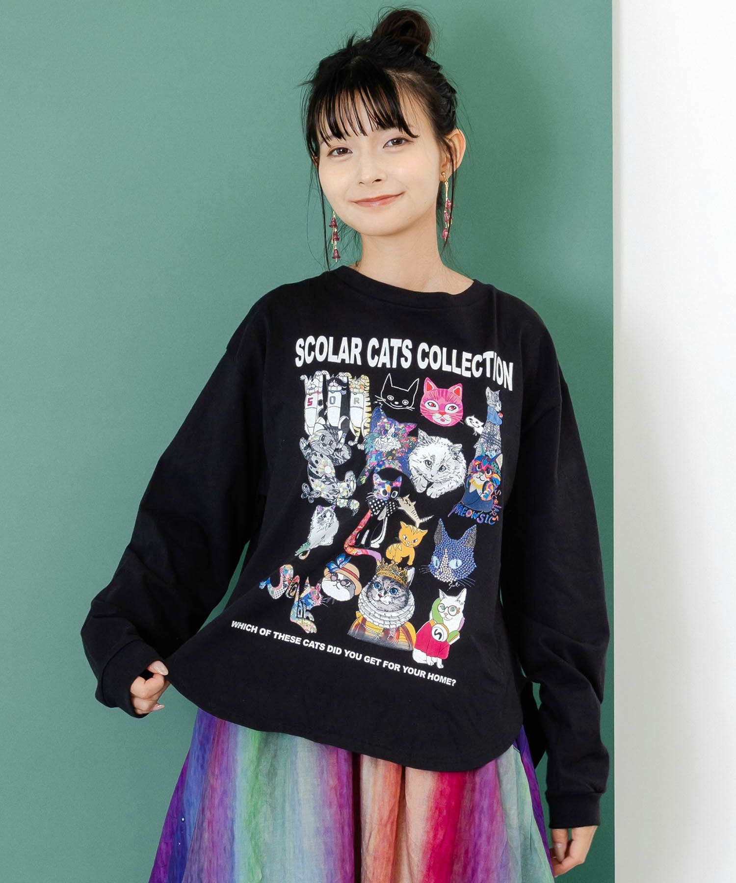 スカラーネココレクション ロンT-3