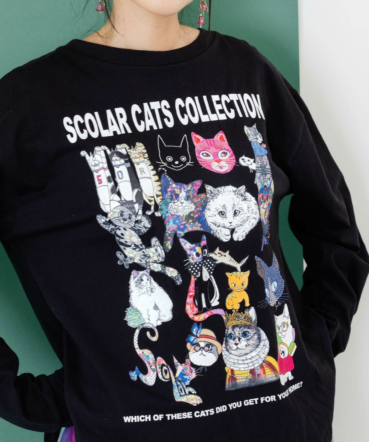 スカラーネココレクション ロンT-7