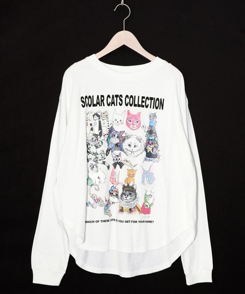 スカラーネココレクション ロンT-8