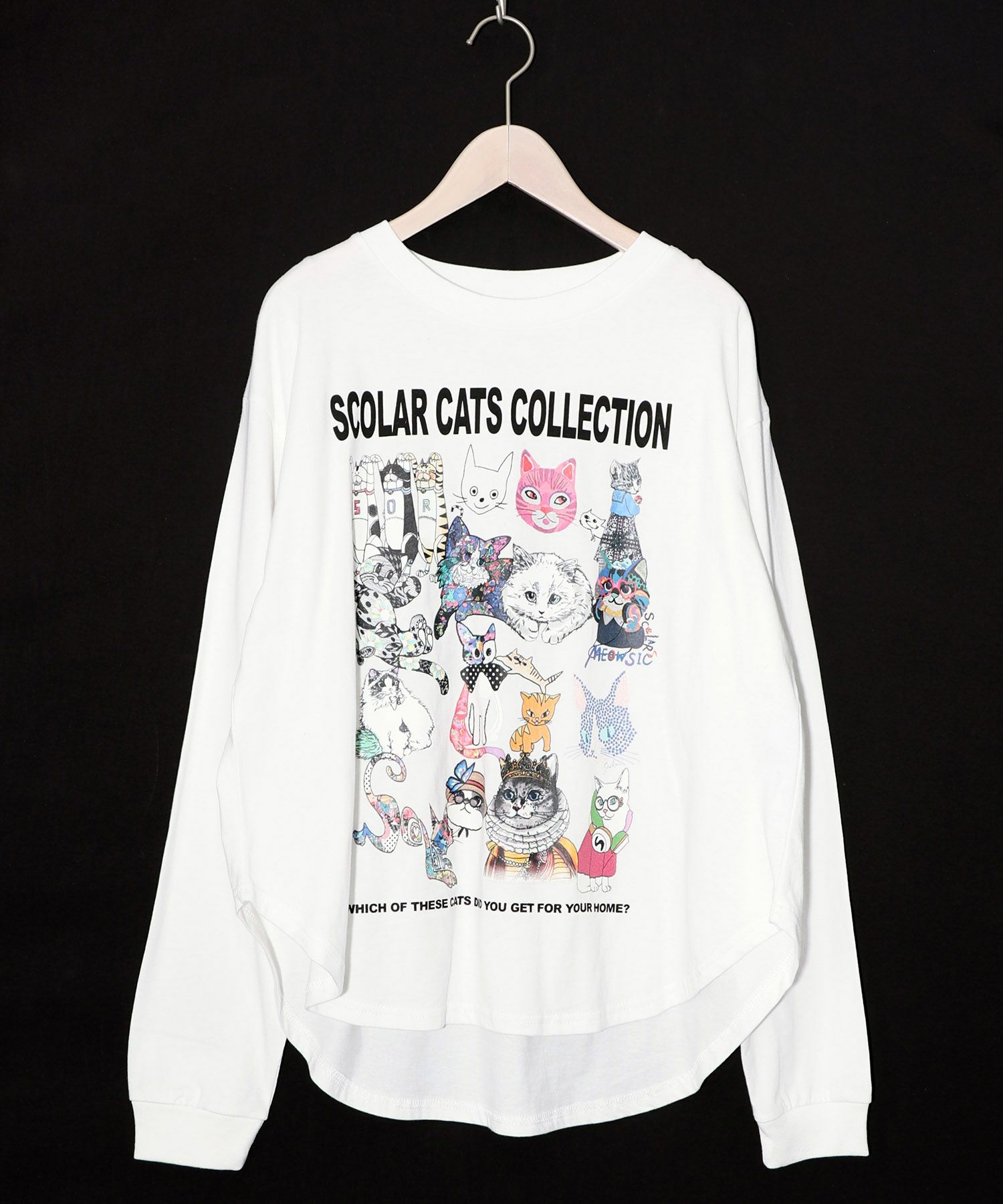 スカラーネココレクション ロンT-8