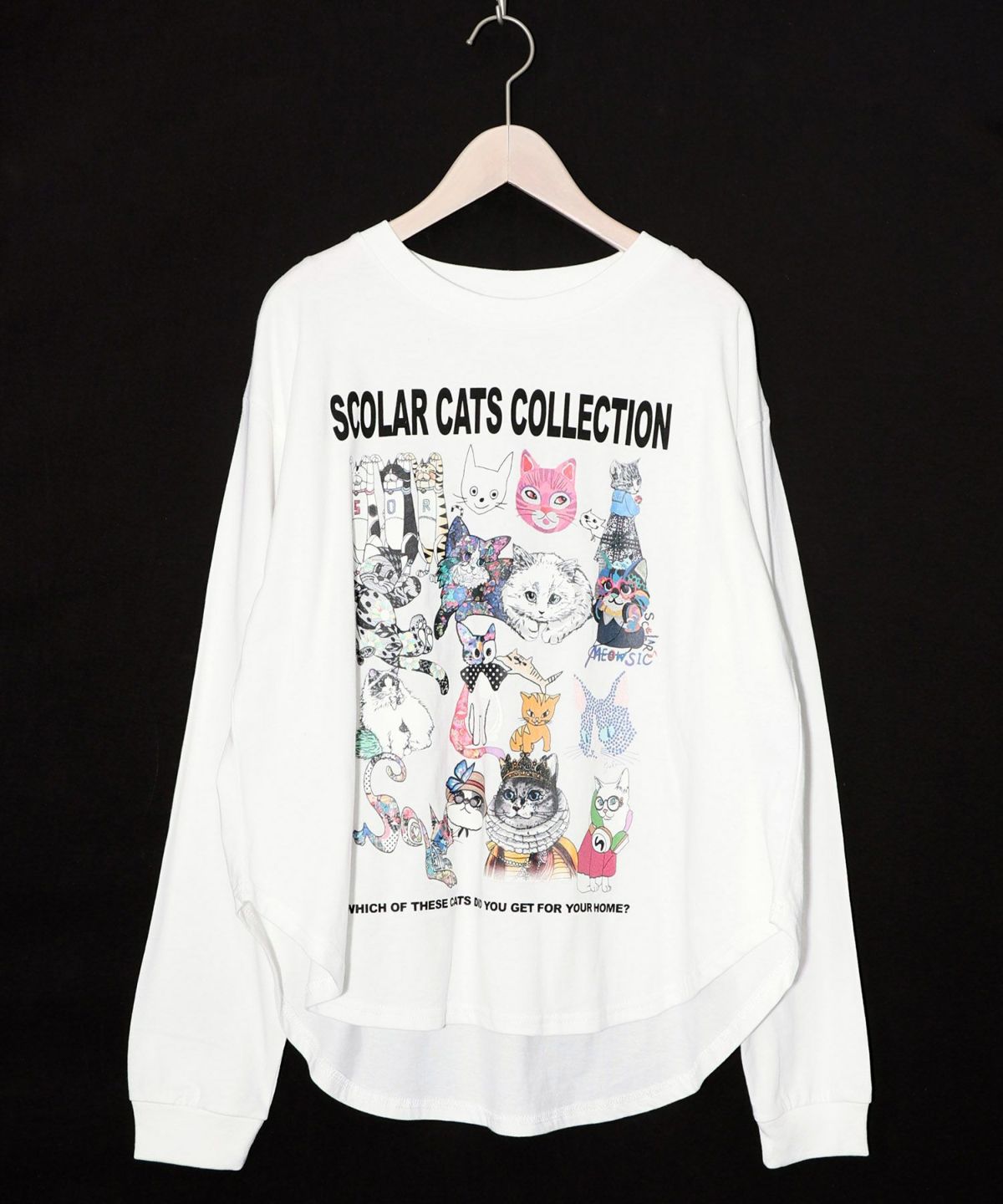 スカラーネココレクション ロンT-8