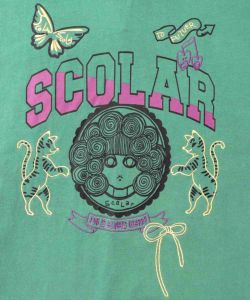 スカラーちゃん×トラ×蝶刺繍 ミニ裏毛プルオーバー-13