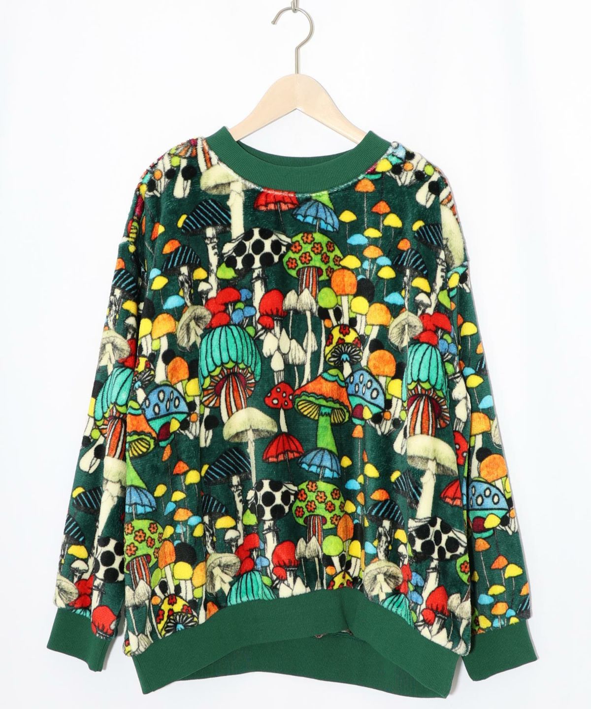 スカラー柄展開フランネルプルオーバー-10