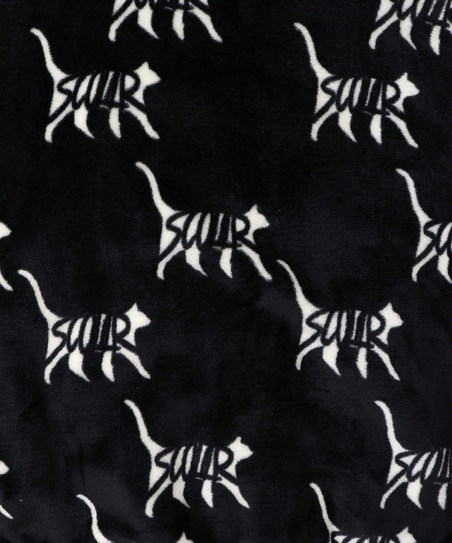 スカラー柄展開フランネル×タフタブルゾン-9