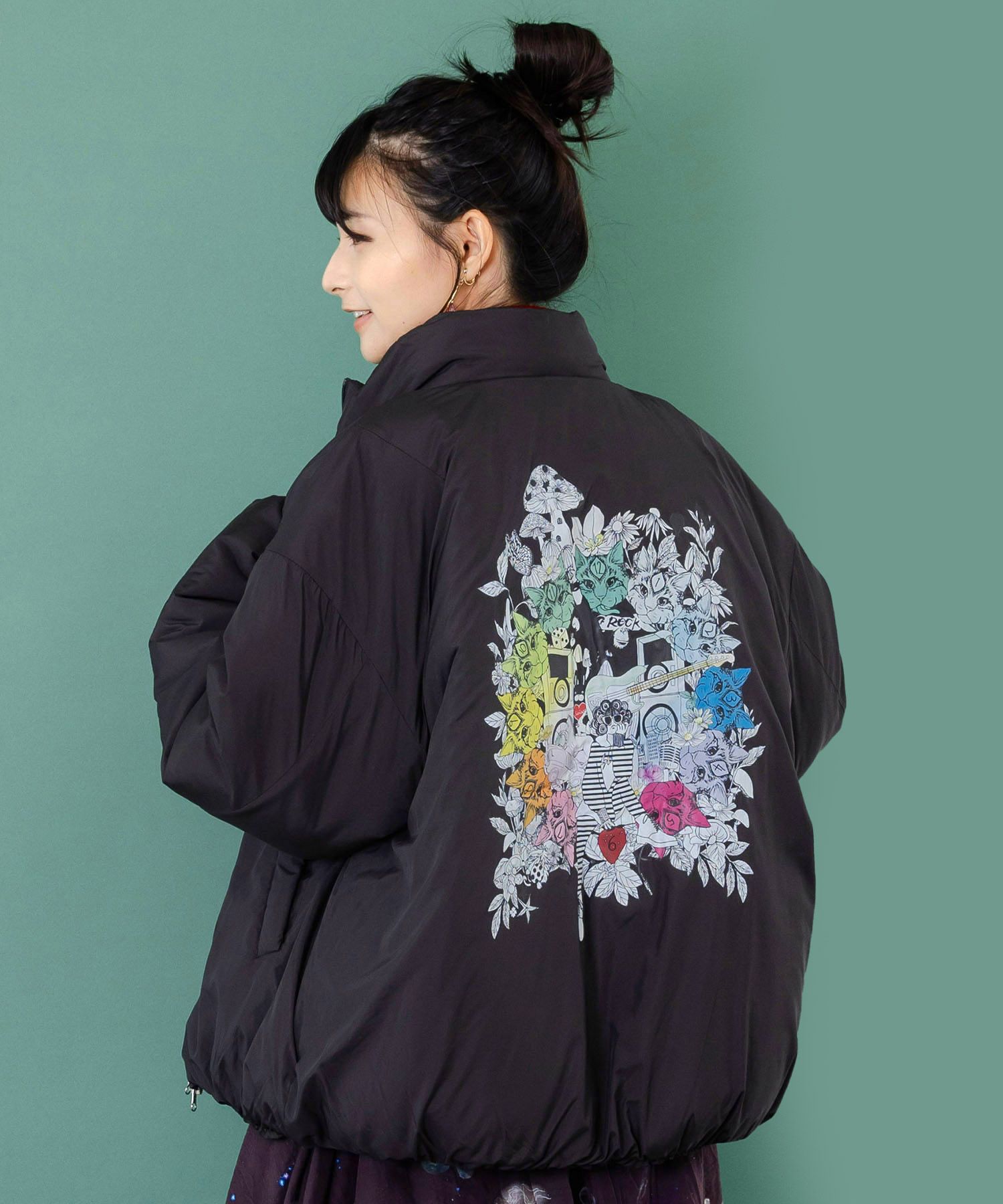 153694：スカラー柄展開 中綿シンサレートブルゾンの通販-ScoLar