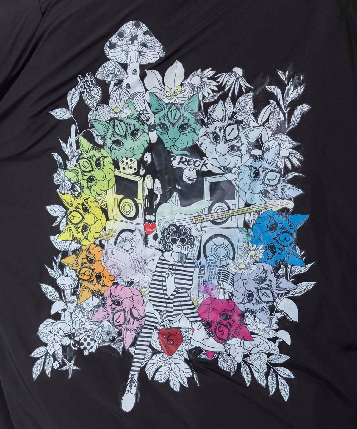 スカラー柄展開 中綿シンサレートブルゾン-8