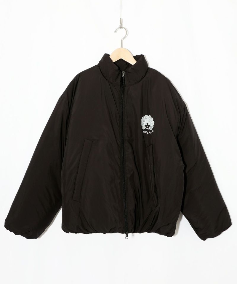 スカラー柄展開 中綿シンサレートブルゾン-16