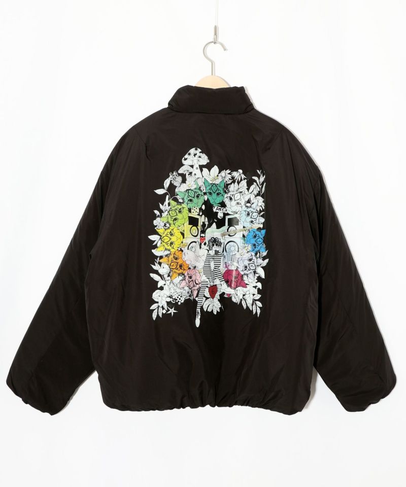 スカラー柄展開 中綿シンサレートブルゾン17