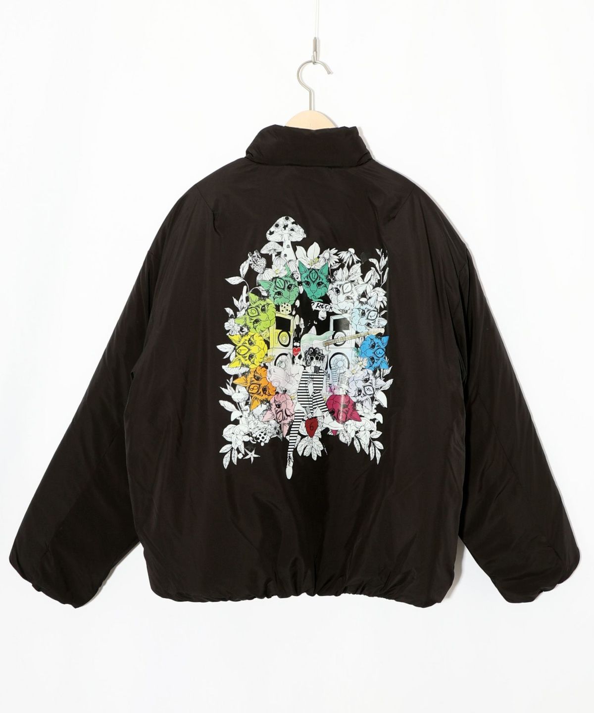 スカラー柄展開 中綿シンサレートブルゾン17