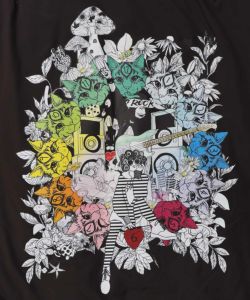 スカラー柄展開 中綿シンサレートブルゾン-18