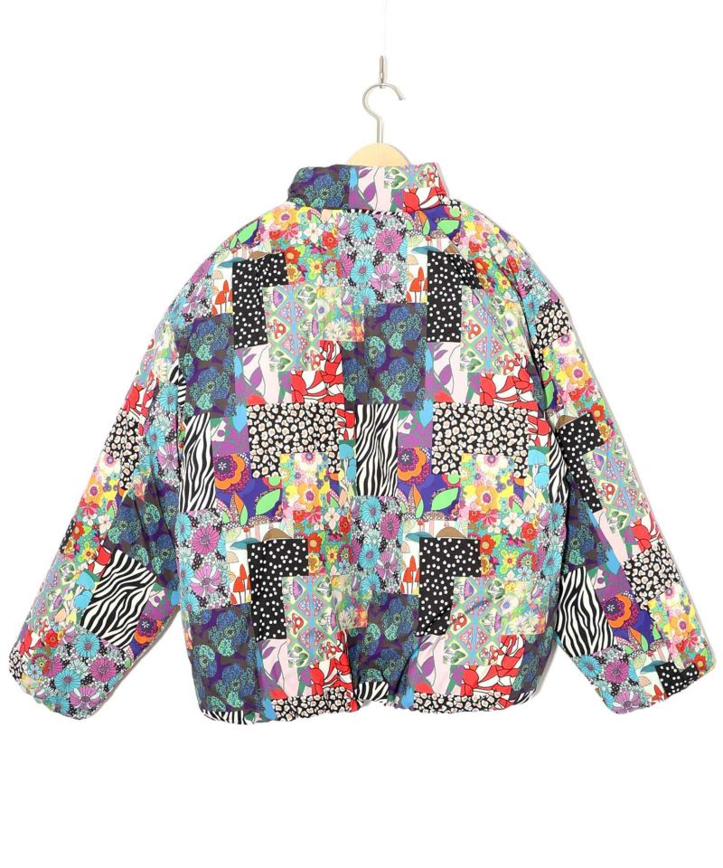 スカラー柄展開 中綿シンサレートブルゾン-20