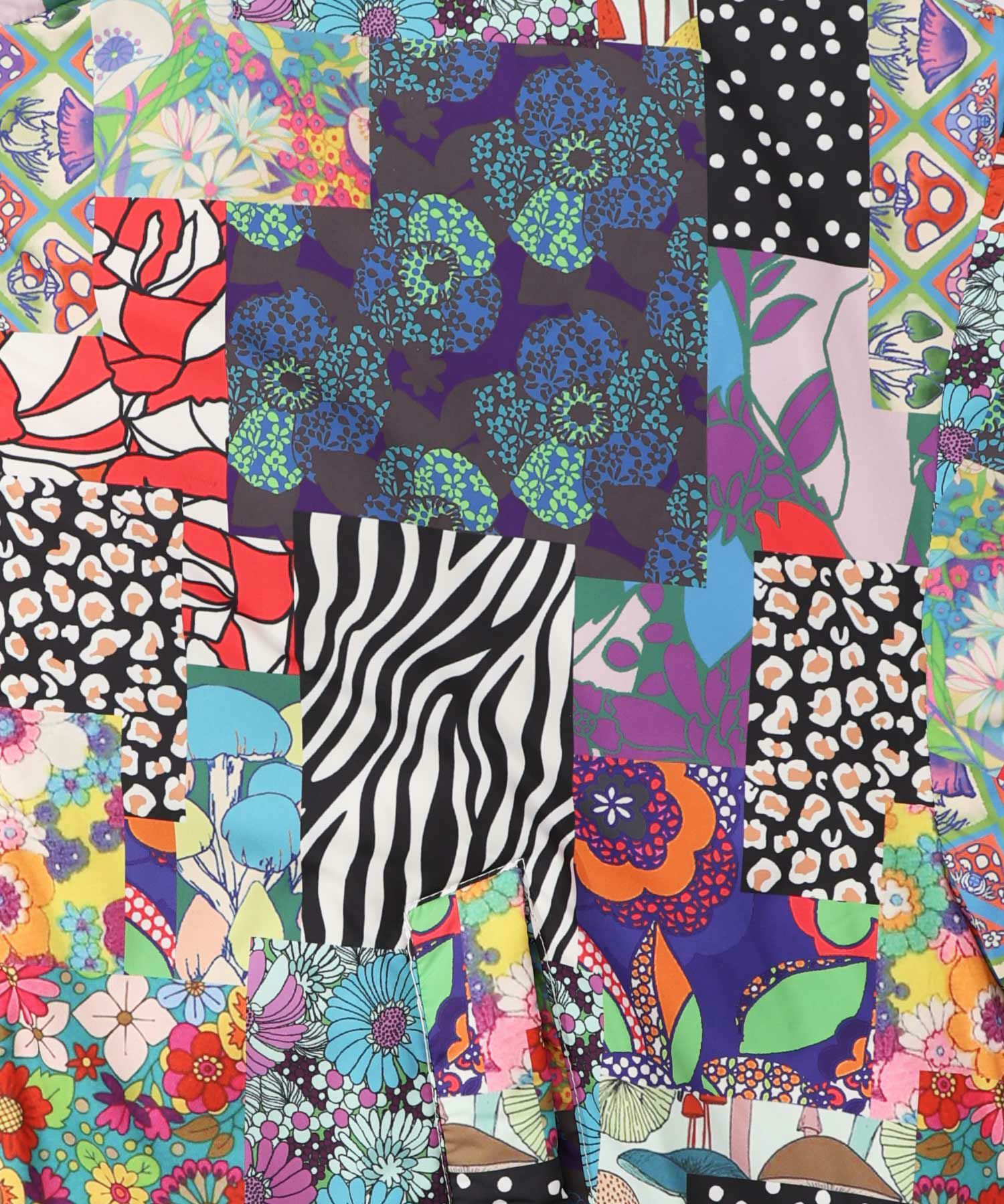 スカラー柄展開 中綿シンサレートブルゾン-21