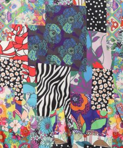 スカラー柄展開 中綿シンサレートブルゾン-21