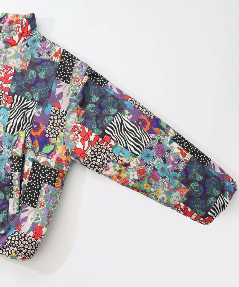 スカラー柄展開 中綿シンサレートブルゾン-23