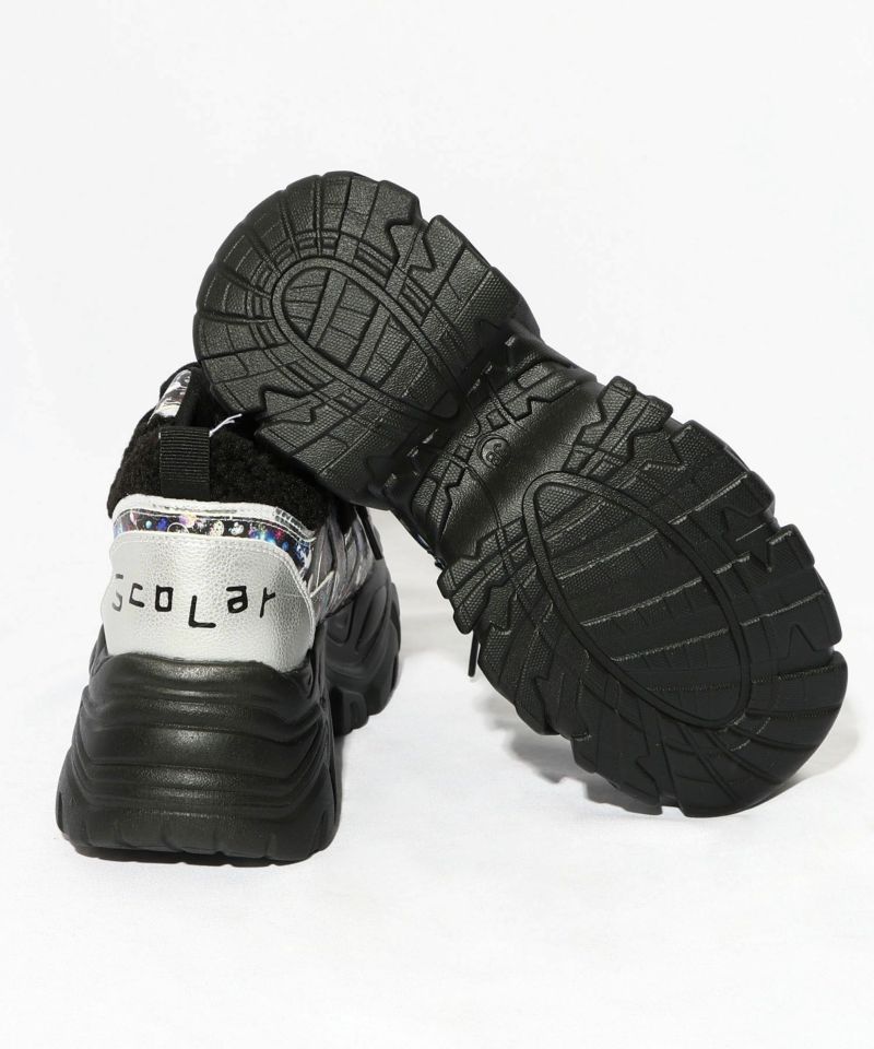 宇宙クラゲ柄もこもこ厚底スニーカー-20