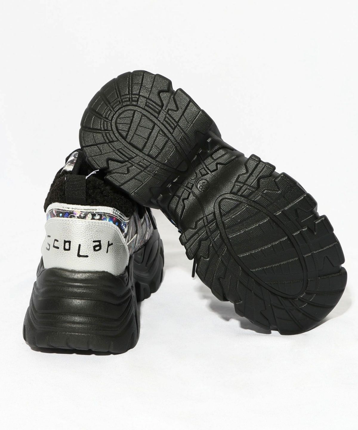 宇宙クラゲ柄もこもこ厚底スニーカー-20