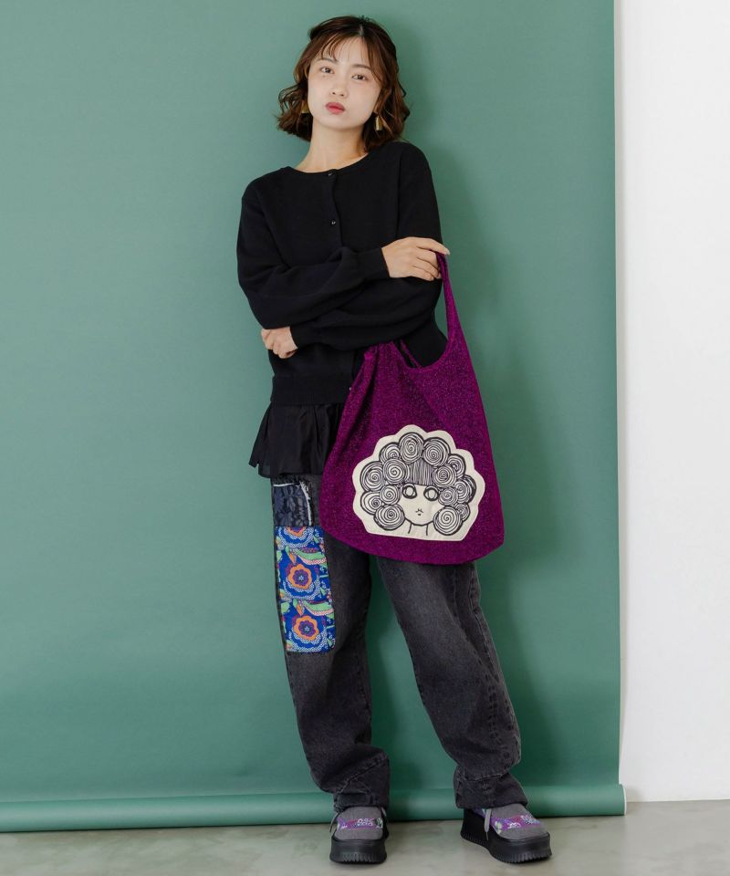 ラメ入りスカラーちゃんハンドバッグ-2