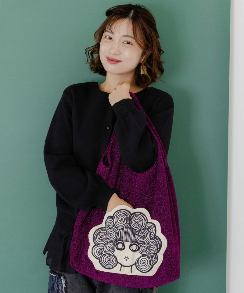 ラメ入りスカラーちゃんハンドバッグ-3