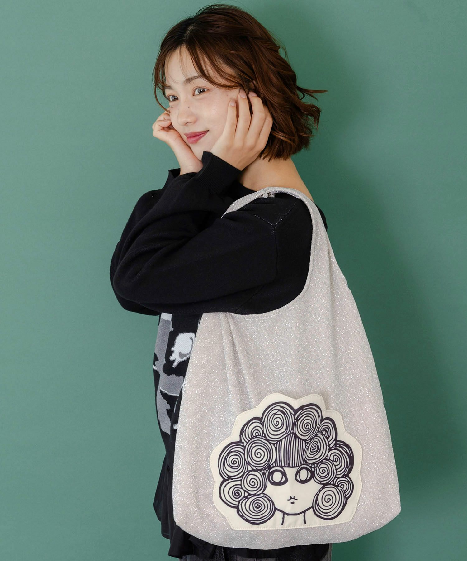 653435：ラメ入りスカラーちゃんハンドバッグの通販-ScoLar