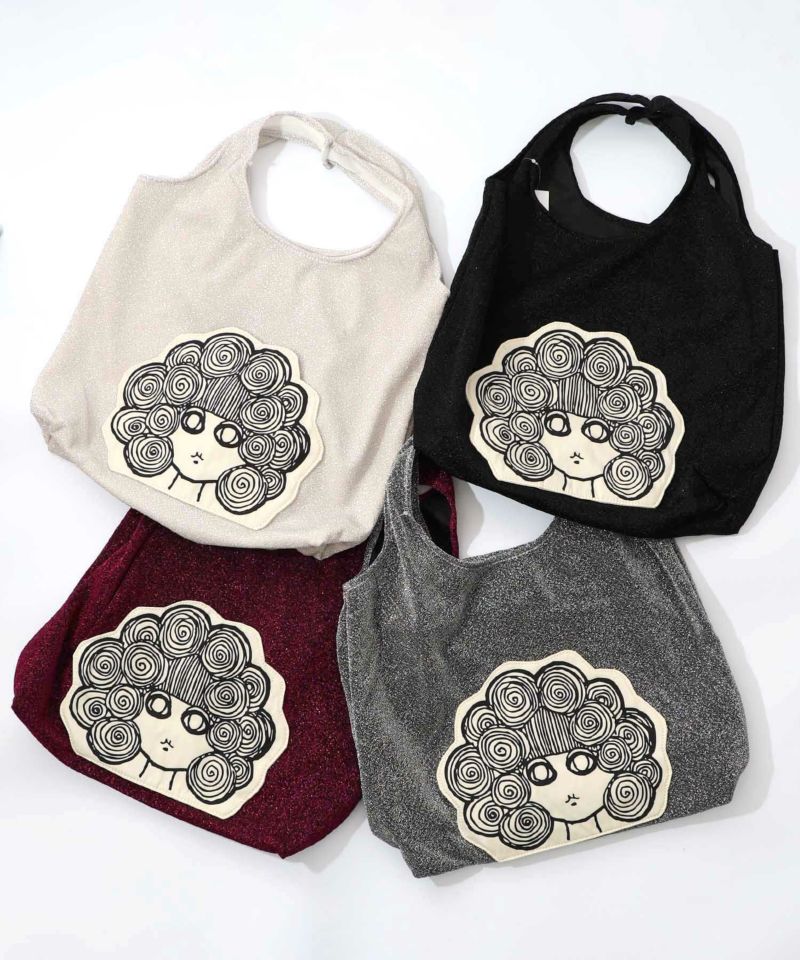 ラメ入りスカラーちゃんハンドバッグ-25