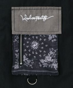 異素材使いの配色切替 中綿キルトジャケット-10